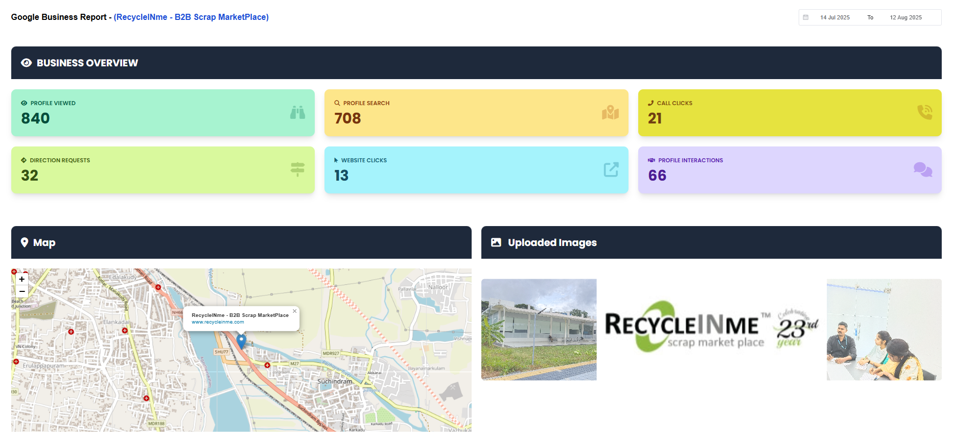 Business Overview Dashboard